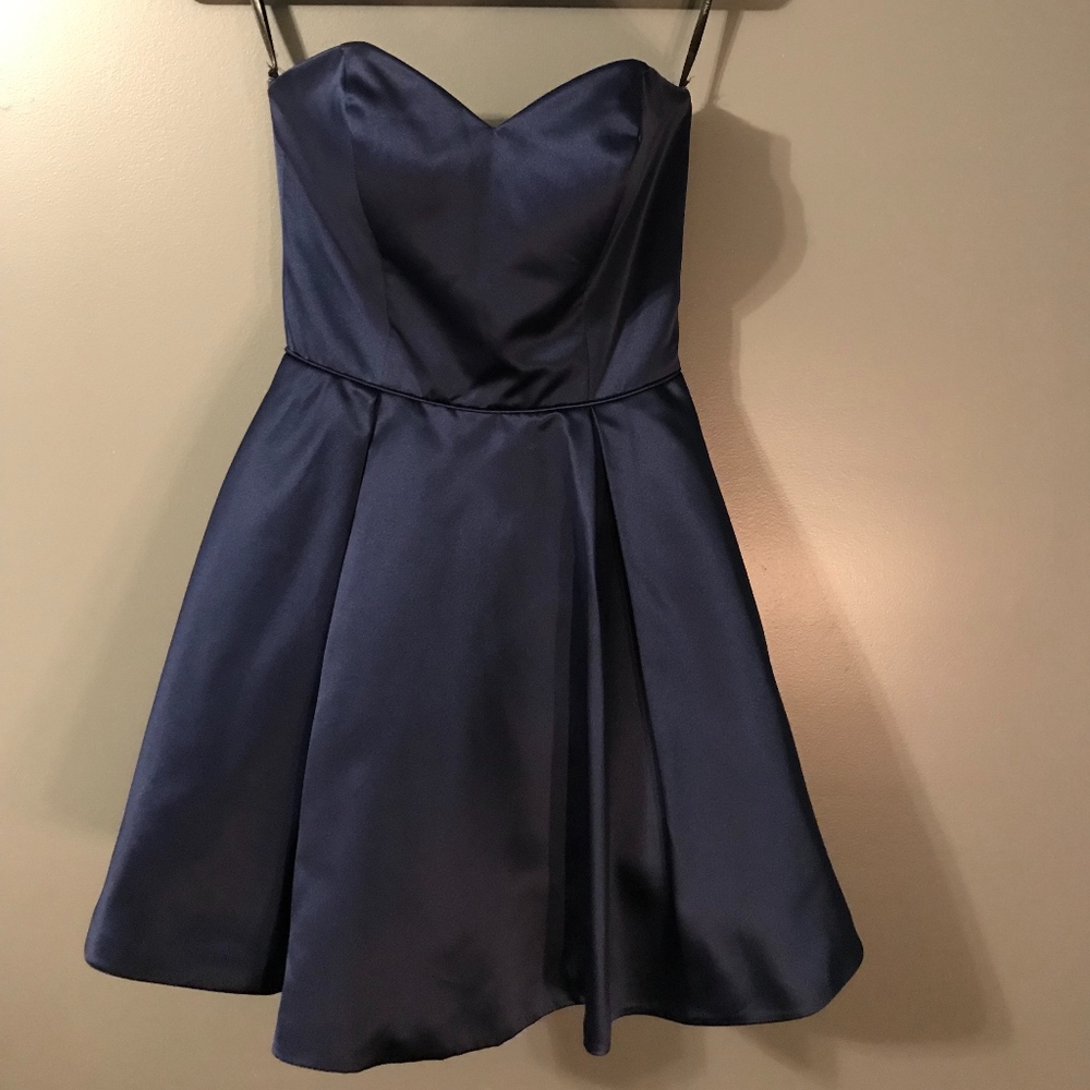 Navy Blue Sherri Hill cocktail dress